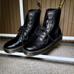 Dr. Martens Black Leather Boots